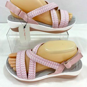 Women's Shoes Sandals Jeossy Milan 7 Pink Espadrilles NEW Platform Comfort Flats